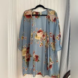 Lightweight Floral Kimono